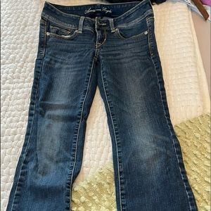 American Eagle Slim Bootcut, women’s size 0, short